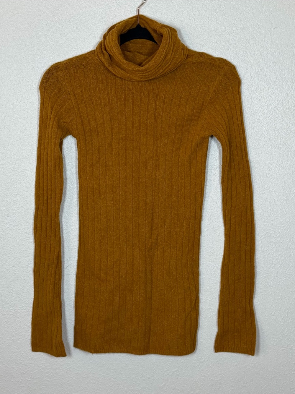 Free People Women’s S Rib-Knit Turtleneck Slim Fit Long Sleeve Plush Sweater